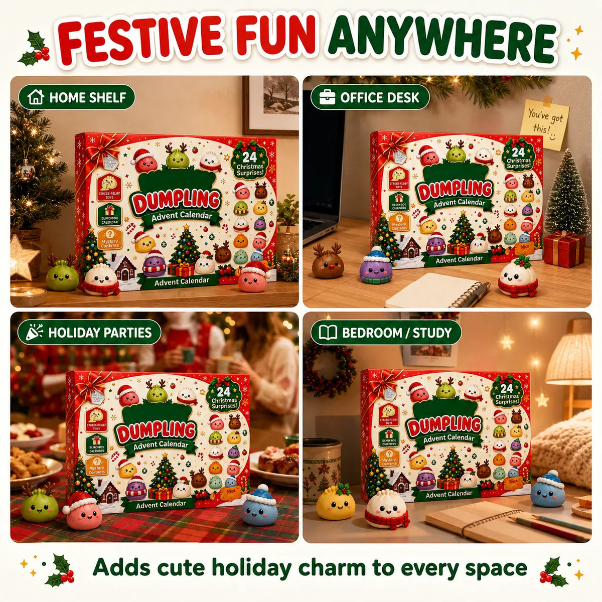 Dumpling Squishy Advent Calendar
